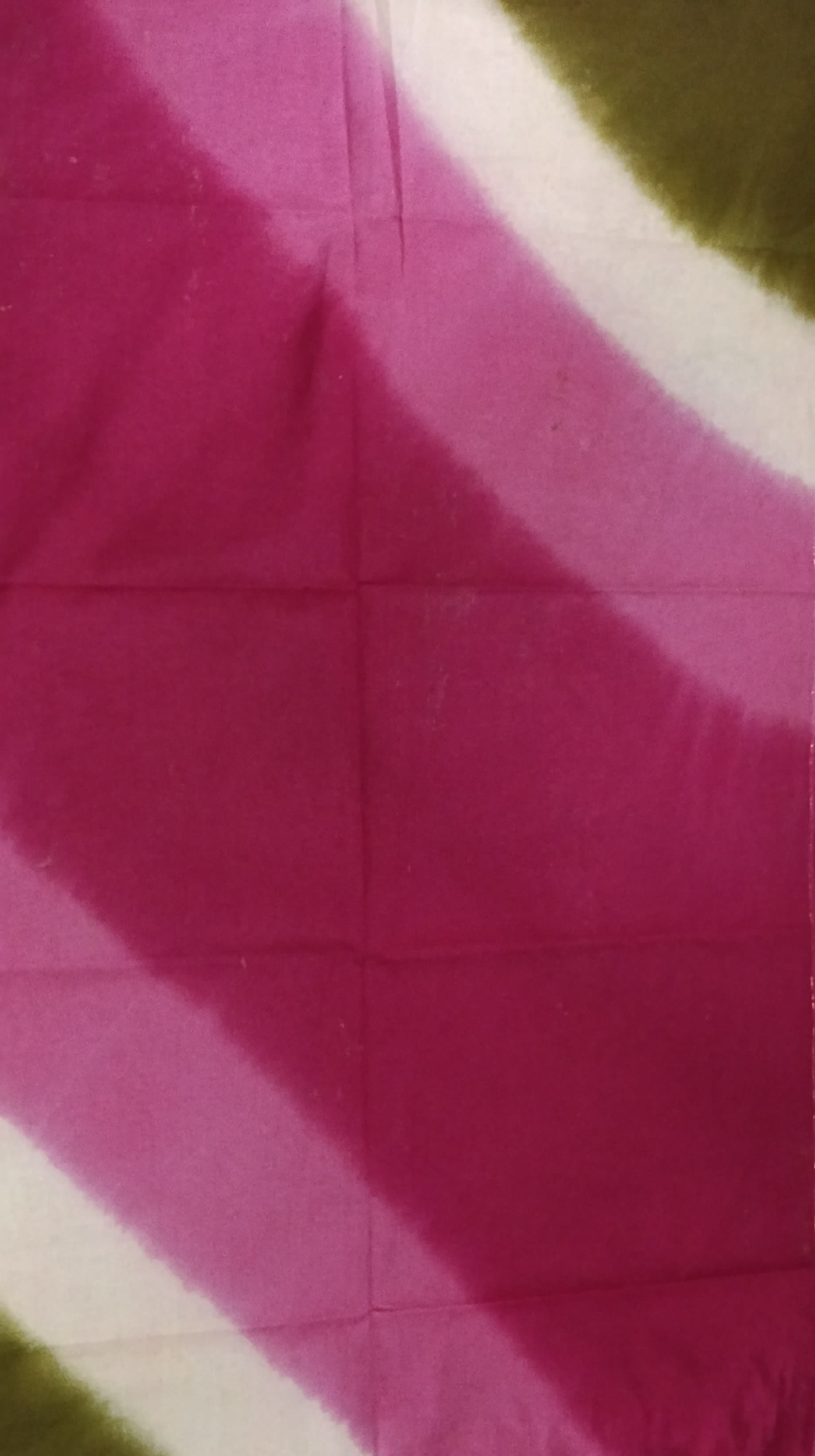 Gelatin fabric with cotton lheriya odhana