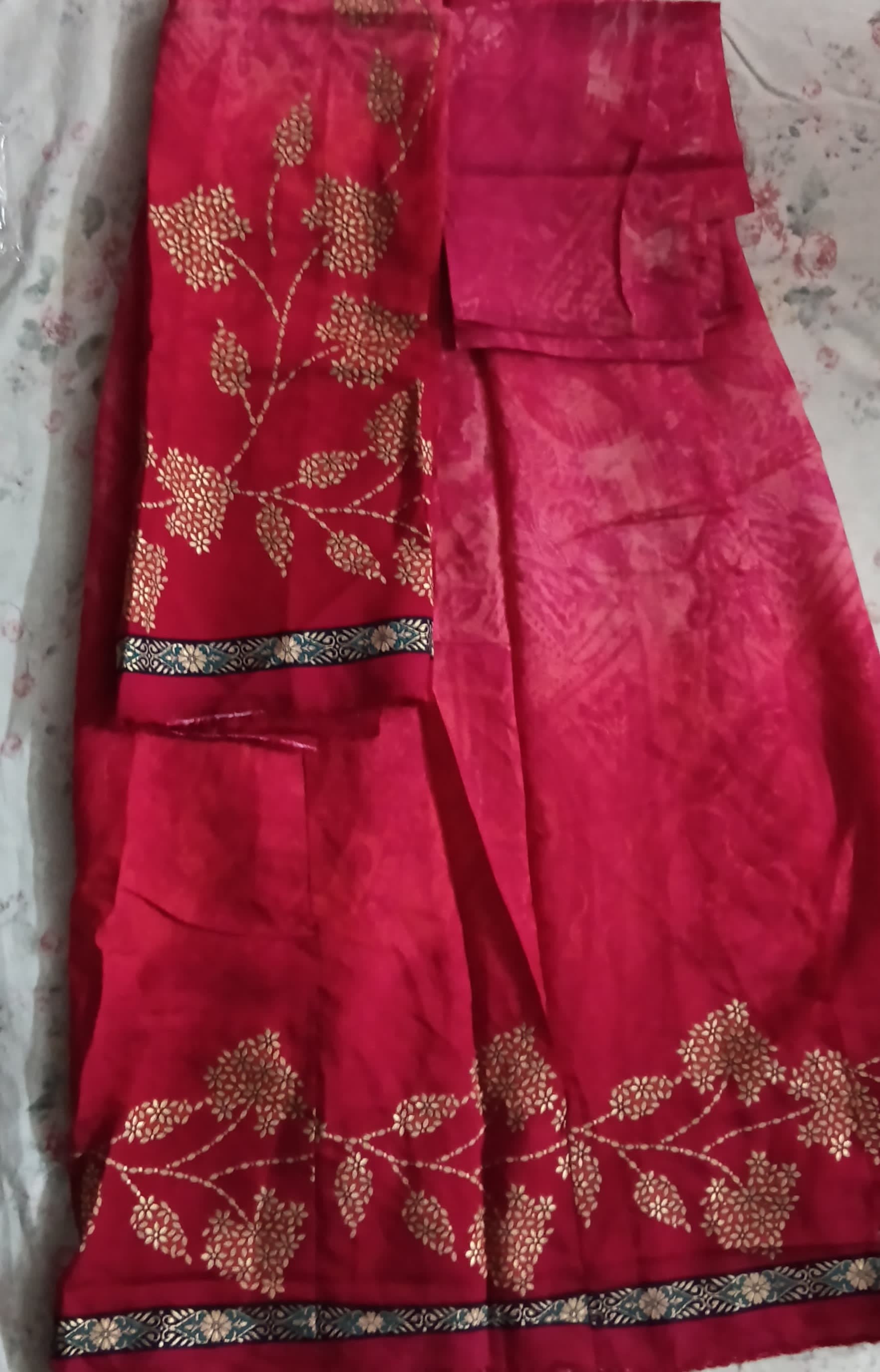 Rajasthani jam Silk dress