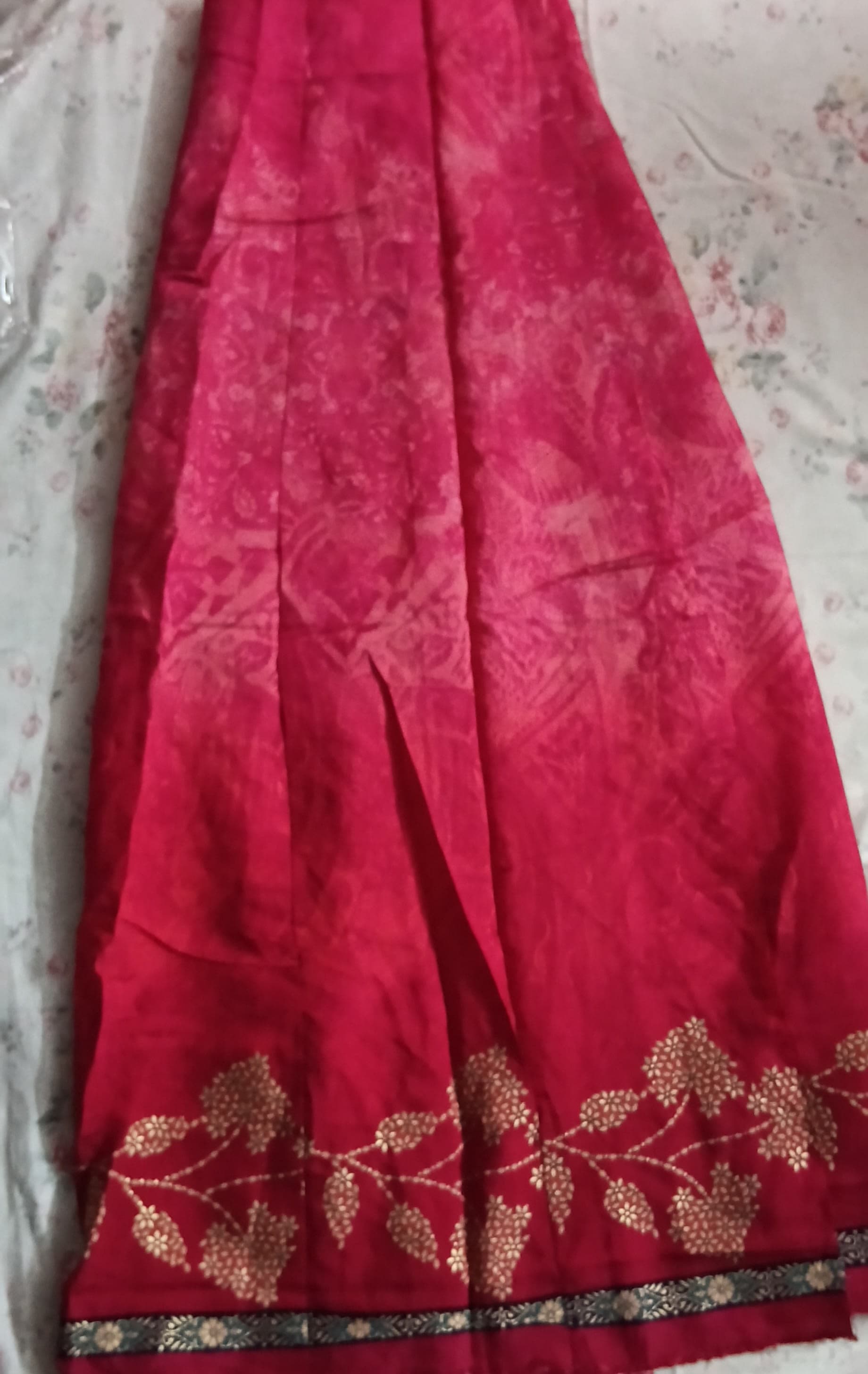 Rajasthani jam Silk dress