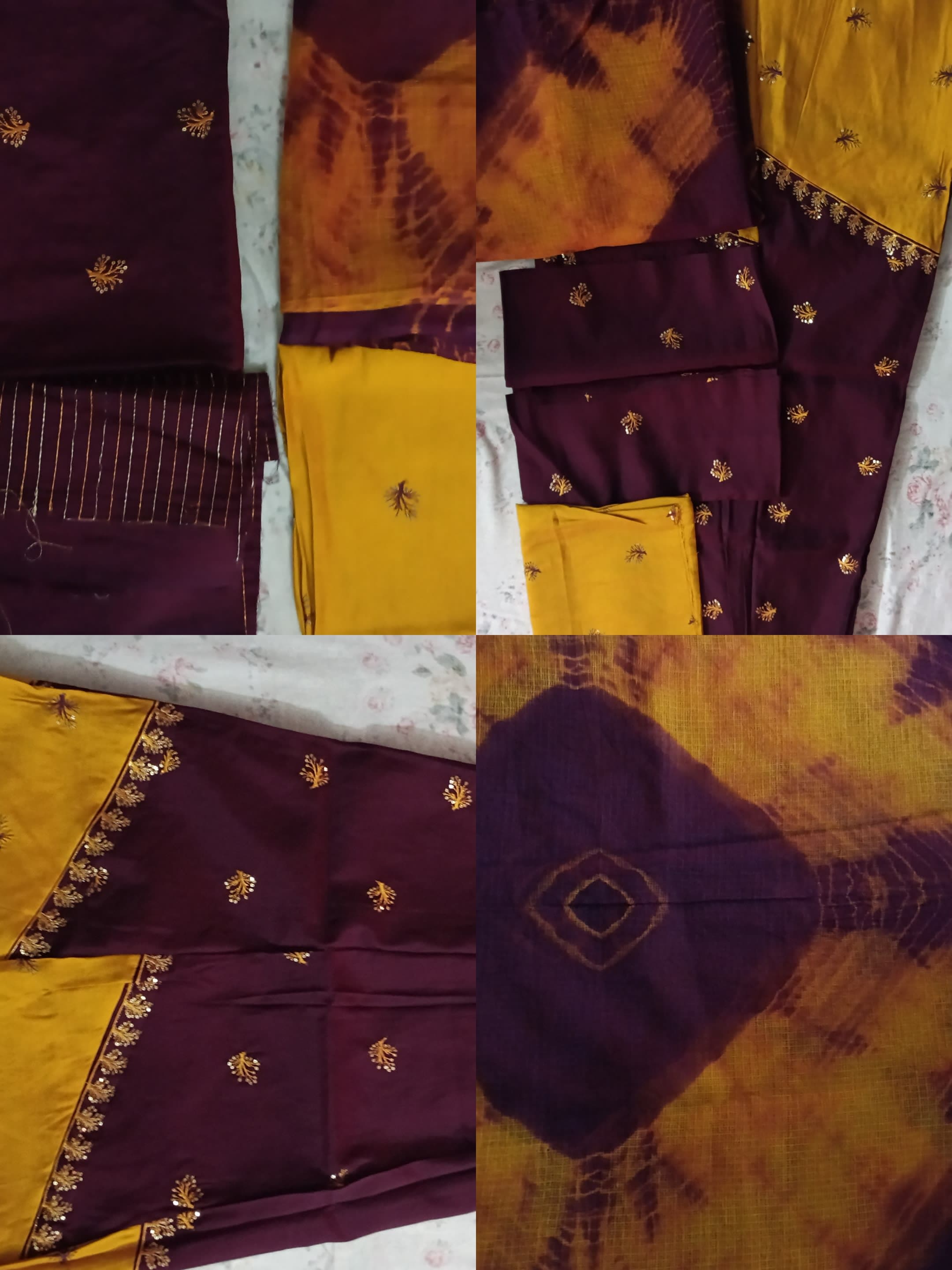 Rajasthani jaam Silk yellow dress