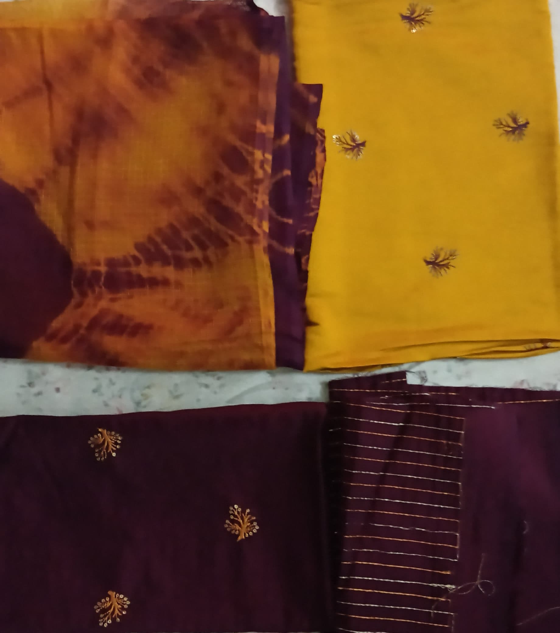 Rajasthani jaam Silk yellow dress