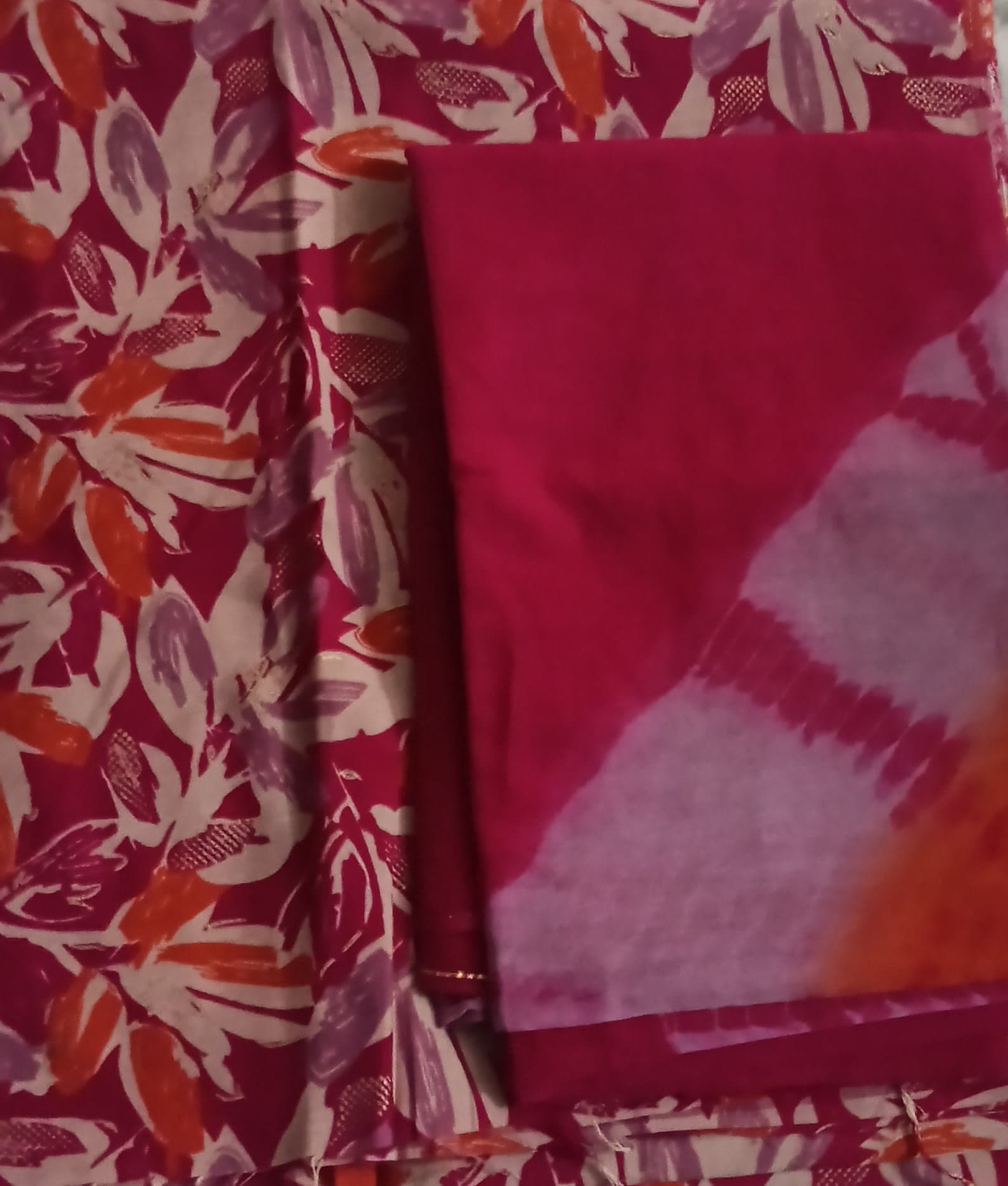 Rajasthani Jaam Silk With Kota Dori Odhna